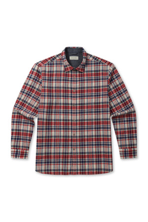 린넨코튼 멀티 체크 캐주얼셔츠