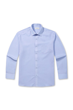 레귤러핏 스킵조직 긴팔 셔츠