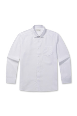 레귤러핏 스킵조직 긴팔 셔츠