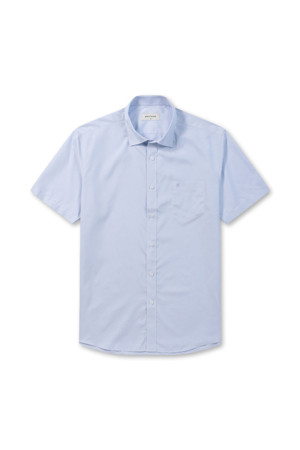 [매직셔츠] 레귤러핏 마이크로 체크 반팔 셔츠