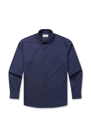 레귤러핏 솔리드 드레스셔츠