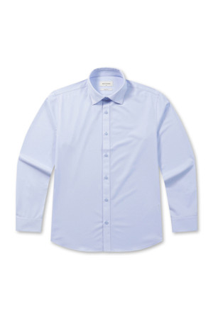 [매직셔츠] 슬림핏 져지 솔리드 드레스셔츠