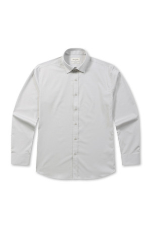 [노타이] 슬림핏 솔리드 드레스셔츠