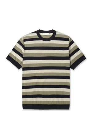 [리버티] 워셔블 멀티패턴 라운드넥 스웨터