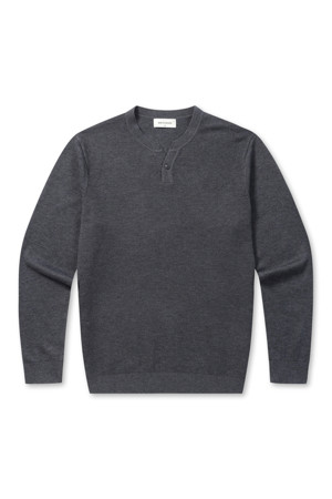 [에센셜스] 워셔블 헨리넥 스웨터