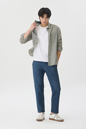 릴렉스핏 다크블루 데님