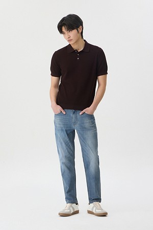 릴렉스핏 라이트블루 데님