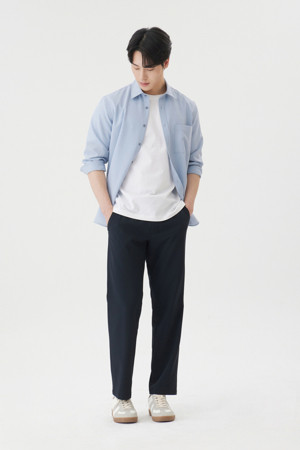 경량 솔리드 쿨 슬랙스