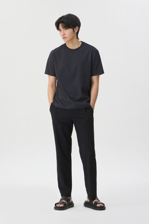 [아주편한] 워셔블 릴렉스핏 솔리드 써커 팬츠