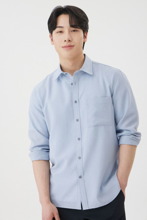 라이트 솔리드 캐주얼셔츠