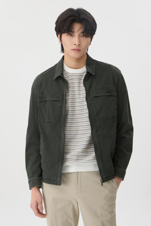 [페리자켓] 피그먼트 워싱 트러커