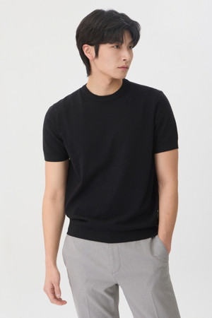 [그리피스] 워셔블 라운드넥 스웨터