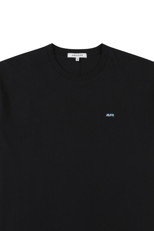 AMOUPRE - 반팔티셔츠 - AMPR semi over Tshirt (Black)