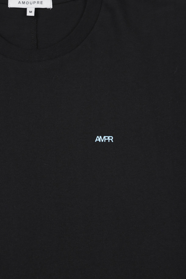 AMOUPRE - 반팔티셔츠 - AMPR semi over Tshirt (Black)