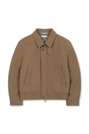 Balmacaan Blouson (Beige)