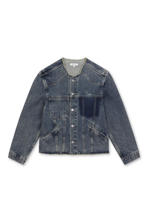 Rough Denim Trucker (Blue)