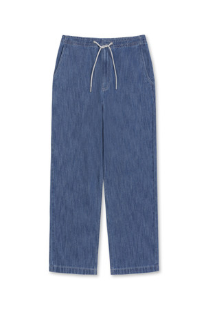 Relaxed Wide String Denim(Blue)