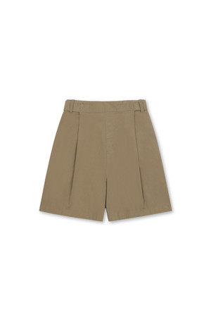 Velcro Bermuda Shorts (Dark Beige)