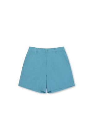 Cotton Oxford Shorts (Blue)