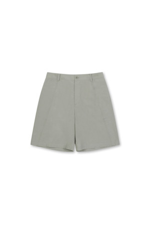 Cotton Blend Shorts (Beige)