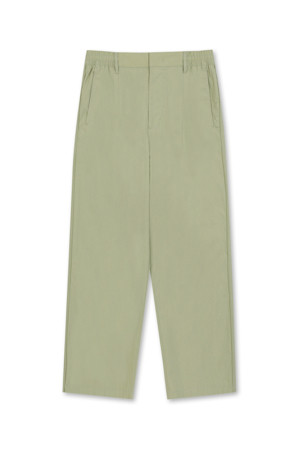 Relaxed Tapered Banding Pants (Light Khaki)