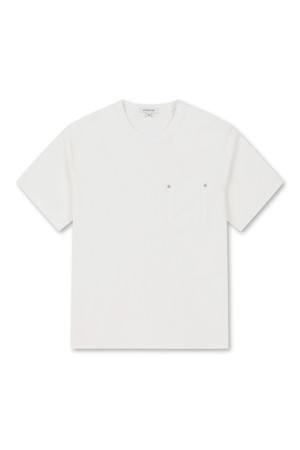 One Pocket Standard Tshirt (White)