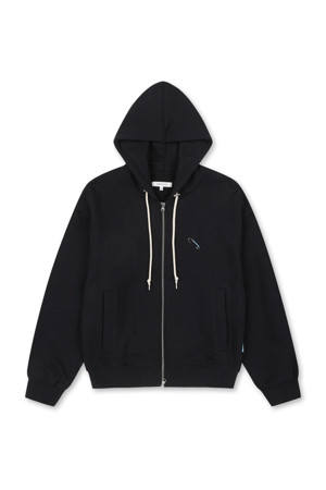 Volume Hood Zip Up (Black)