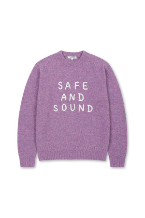 Safe & Sound Artwork Pullover (Light Purple)