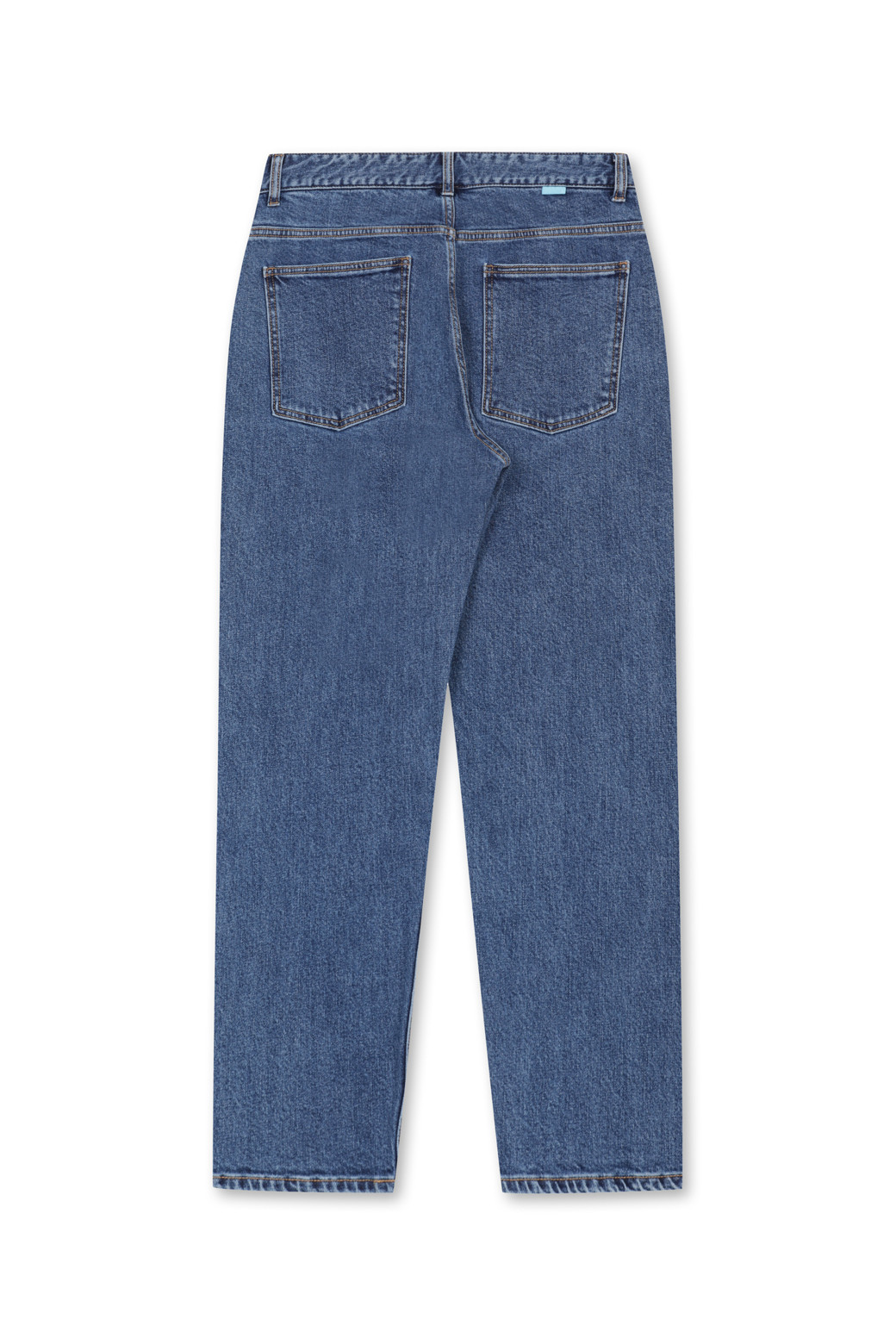 AMOUPRE - 데님 - Signature Tapered Denim (Dark Blue)