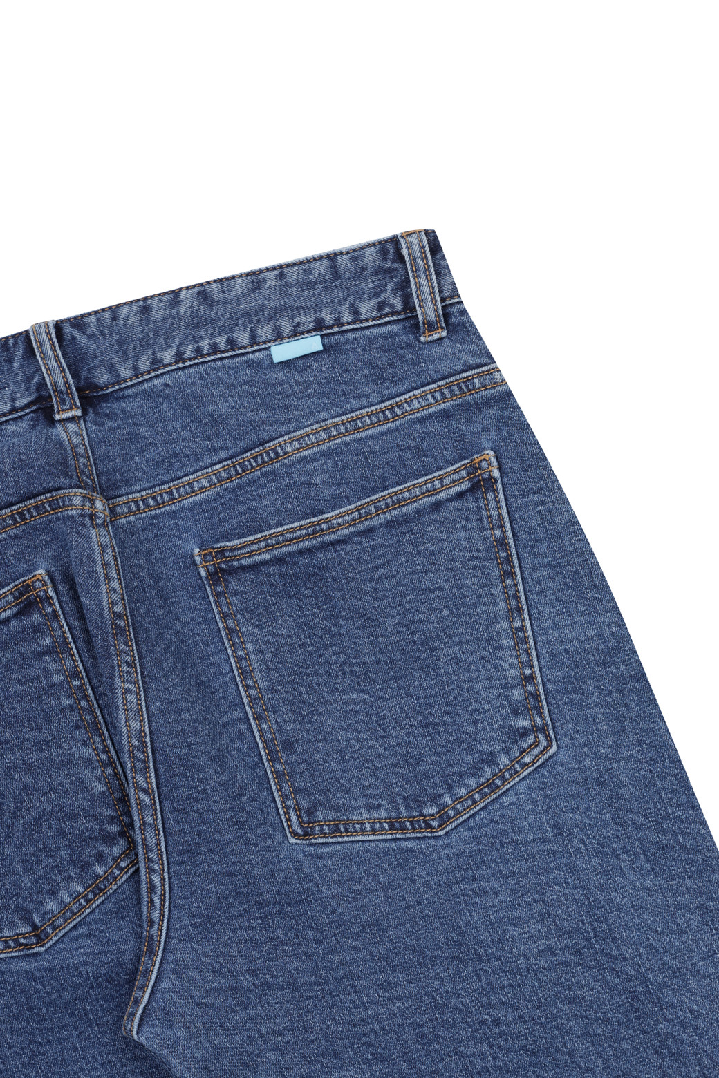 AMOUPRE - 데님 - Signature Tapered Denim (Dark Blue)