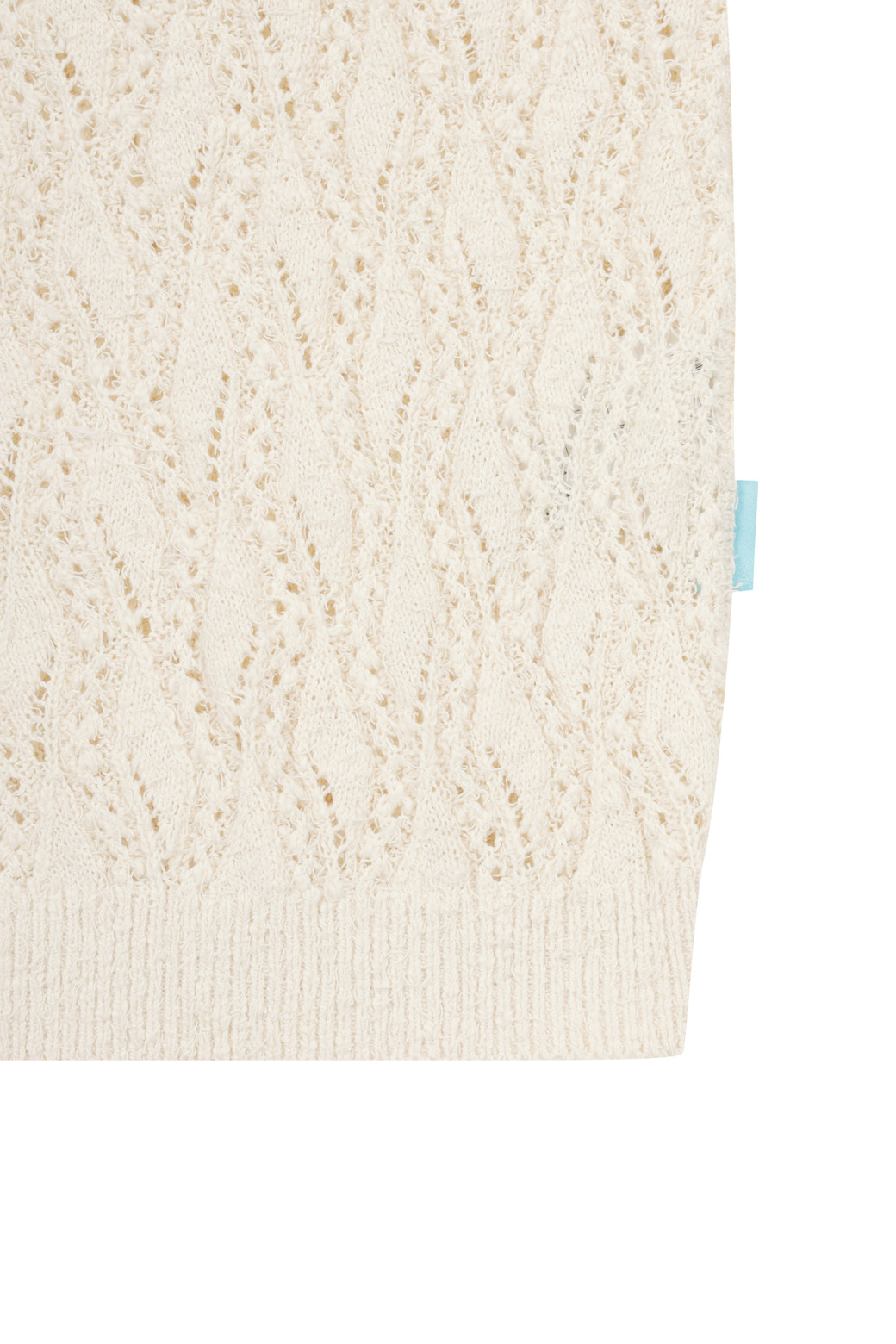 AMOUPRE - 가디건 - Short Sleeve Cardigan (Ivory)