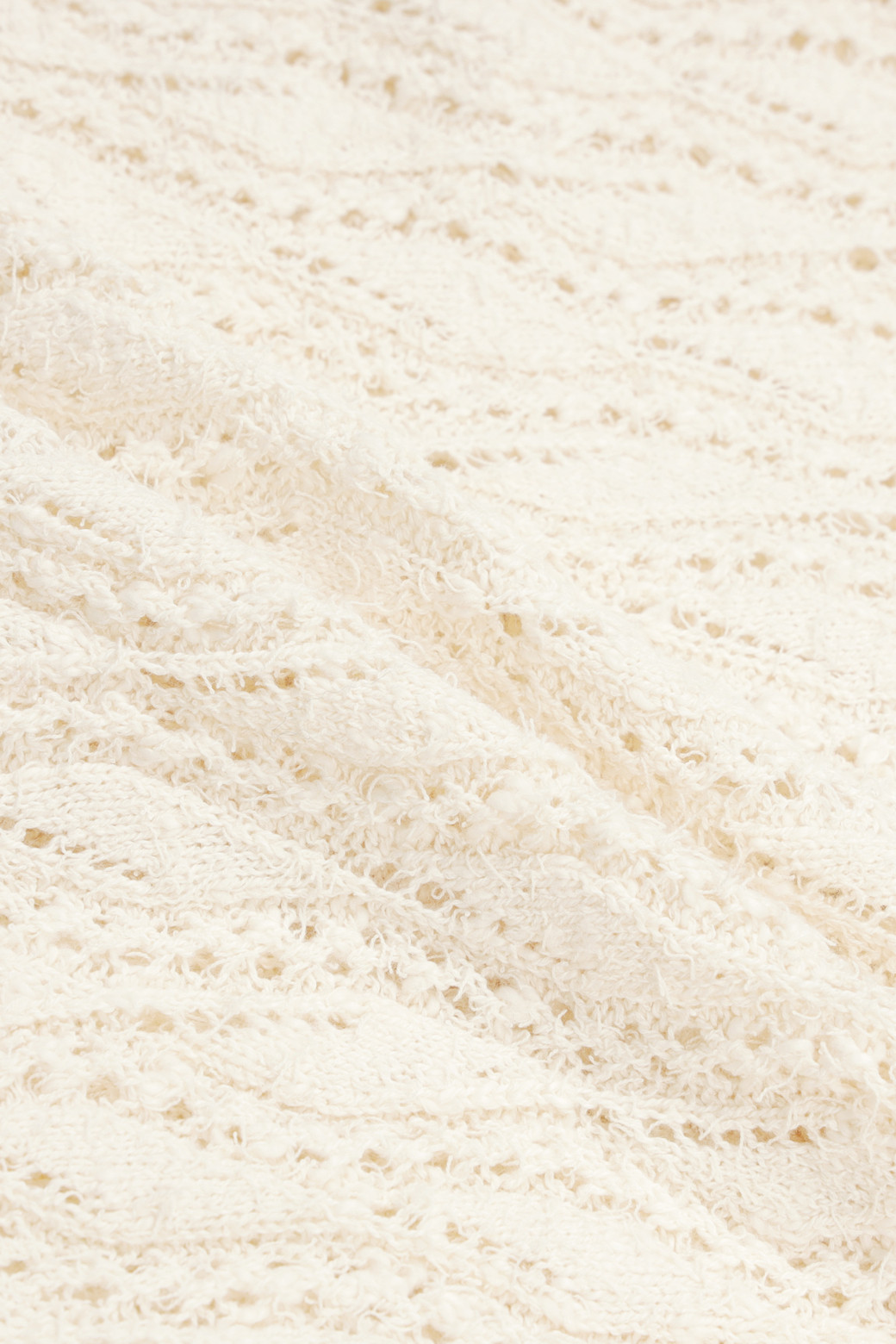 AMOUPRE - 가디건 - Short Sleeve Cardigan (Ivory)