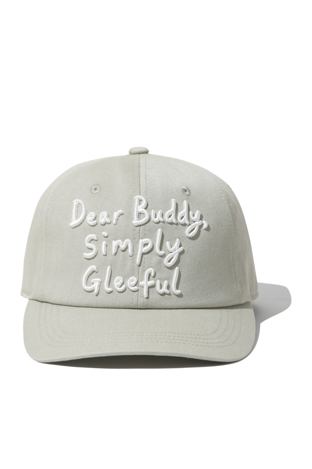 AMOUPRE - 모자 -  DBSG Lettering Cap (Beige)