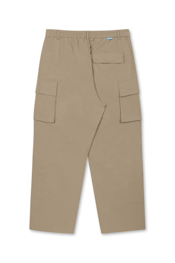 AMOUPRE - 캐주얼팬츠 - Straight Cargo Pants (Beige)