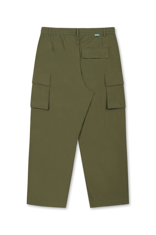 AMOUPRE - 캐주얼팬츠 - Straight Cargo Pants (Khaki)