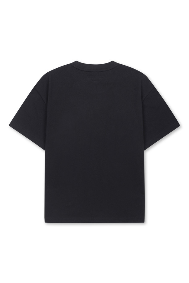 AMOUPRE - 반팔티셔츠 - One Pocket symbol T-shirt (Black)