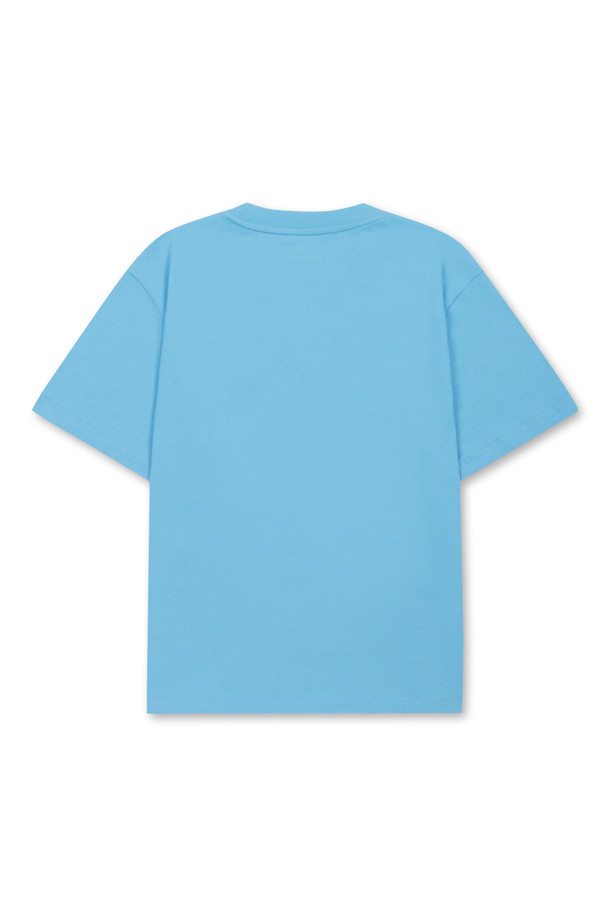 AMOUPRE - 반팔티셔츠 - Triple Wappen T-shirt (Blue)