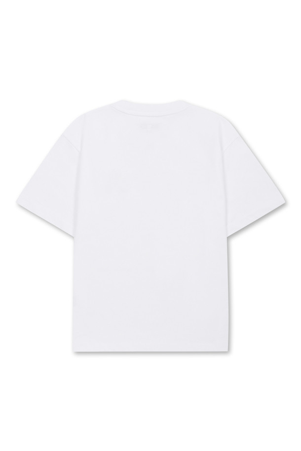 AMOUPRE - 반팔티셔츠 - Triple Wappen T-shirt (White)