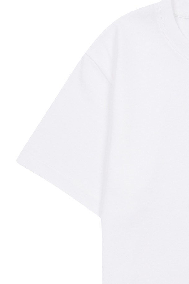 AMOUPRE - 반팔티셔츠 - Triple Wappen T-shirt (White)