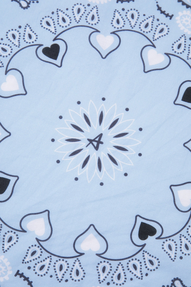 AMOUPRE - 스카프/머플러 -  Signature Bandana Scarf (Light Blue)