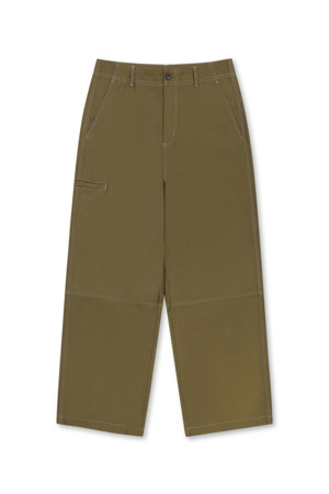 Wide Panel Pants (Khaki)