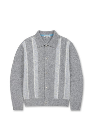 Collar Cardigan (Gray)
