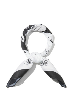  'Divine Grace' Artwork Scarf (Black)