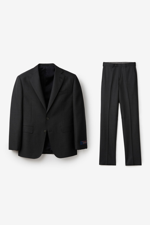 CAMBRIDGE MEMBERS - 수트 - 카벤디쉬 울 서지 솔리드 수트 (Gray)