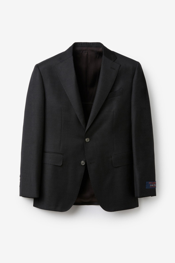 CAMBRIDGE MEMBERS - 수트 - 카벤디쉬 울캐시 서지 솔리드 수트 (Dark Gray)