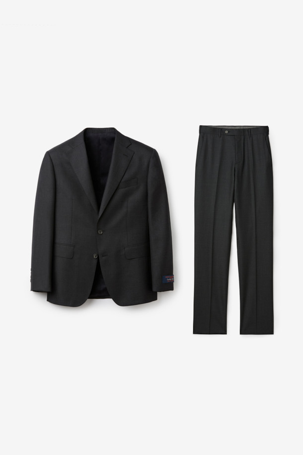 CAMBRIDGE MEMBERS - 수트 - 카벤디쉬 울 서지 솔리드 수트 (Gray)