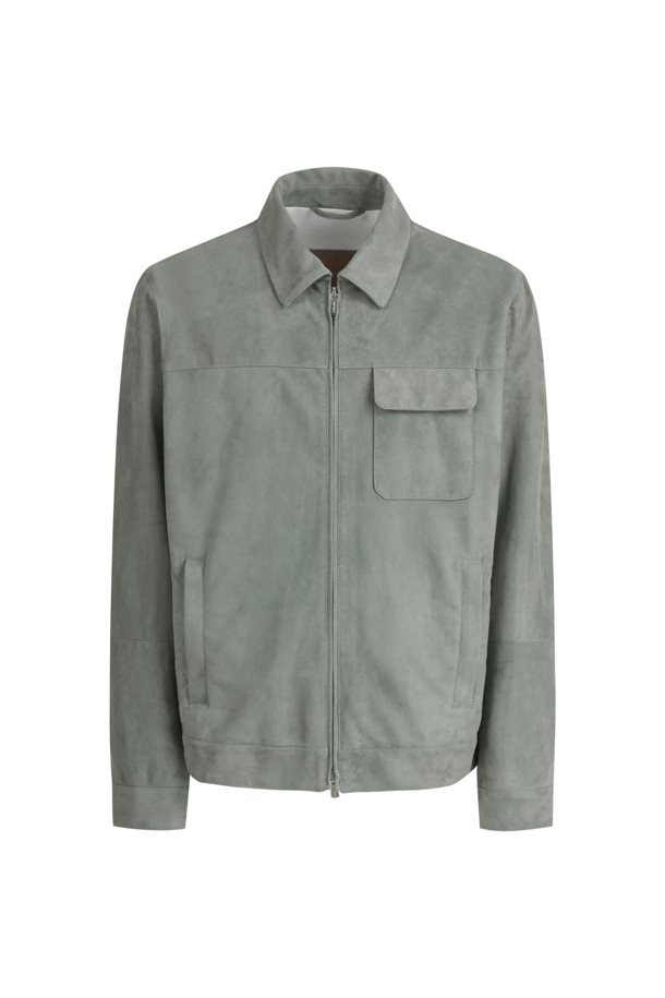 CAMBRIDGE MEMBERS - 블루종/점퍼 - MANDELLI Suede Flap Pocket Blouson