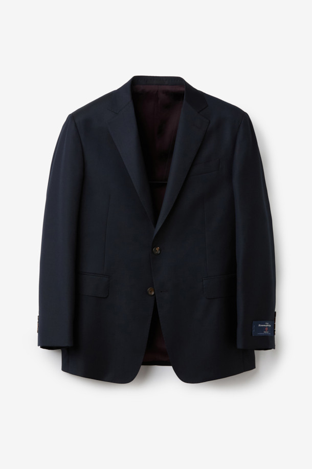 CAMBRIDGE MEMBERS - 수트 - 제냐 울 서지 솔리드 수트 (Navy)