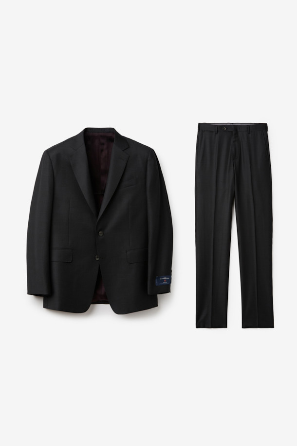 CAMBRIDGE MEMBERS - 수트 - 제냐 울 서지 솔리드 수트 (Gray)