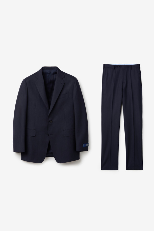 CAMBRIDGE MEMBERS - 수트 - 델피노 울 마이크로 수트 (Navy)